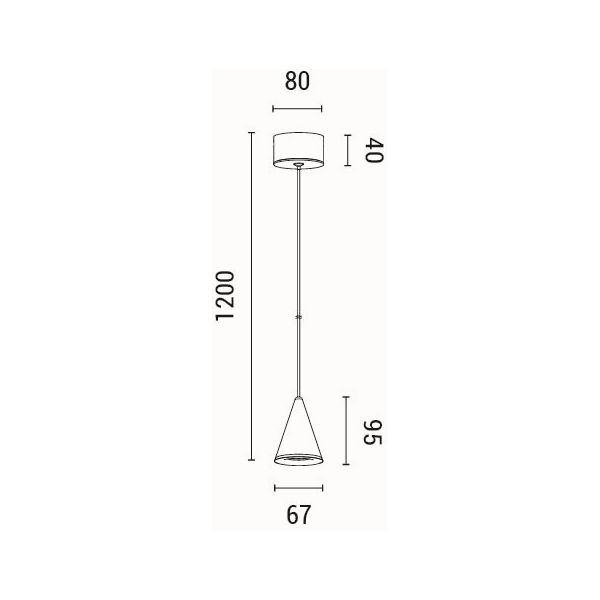 Φωτιστικό Οροφής Μονόφωτο LED Eurolamp Campanelle 144-16090