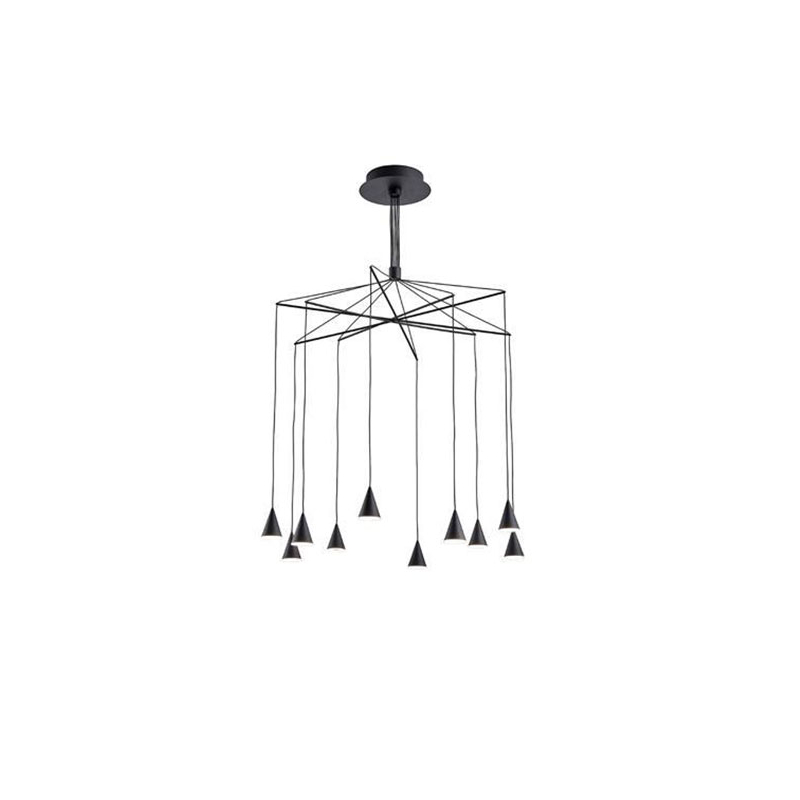 Φωτιστικό Οροφής Πολύφωτο LED Eurolamp Campanelle 144-16092