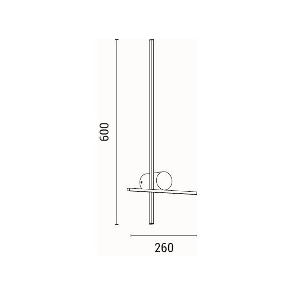Απλίκα Τοίχου Led Eurolamp Clio 144-58023 Home Φωτιστικά Spitishop