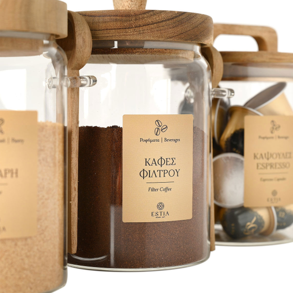 Ετικέτες Για Βάζα Τροφίμων (Σετ 30τμχ) Estia 00-30346