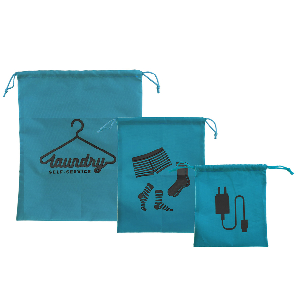 Θήκες Οργάνωσης Ταξιδίου (Σετ 3τμχ) T-D Drawstring Blue 20600119