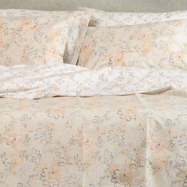 Παπλωματοθήκη Μονή (165x245) 2 Όψεων Melinen Ultra Line Aisha Aqua-Grey