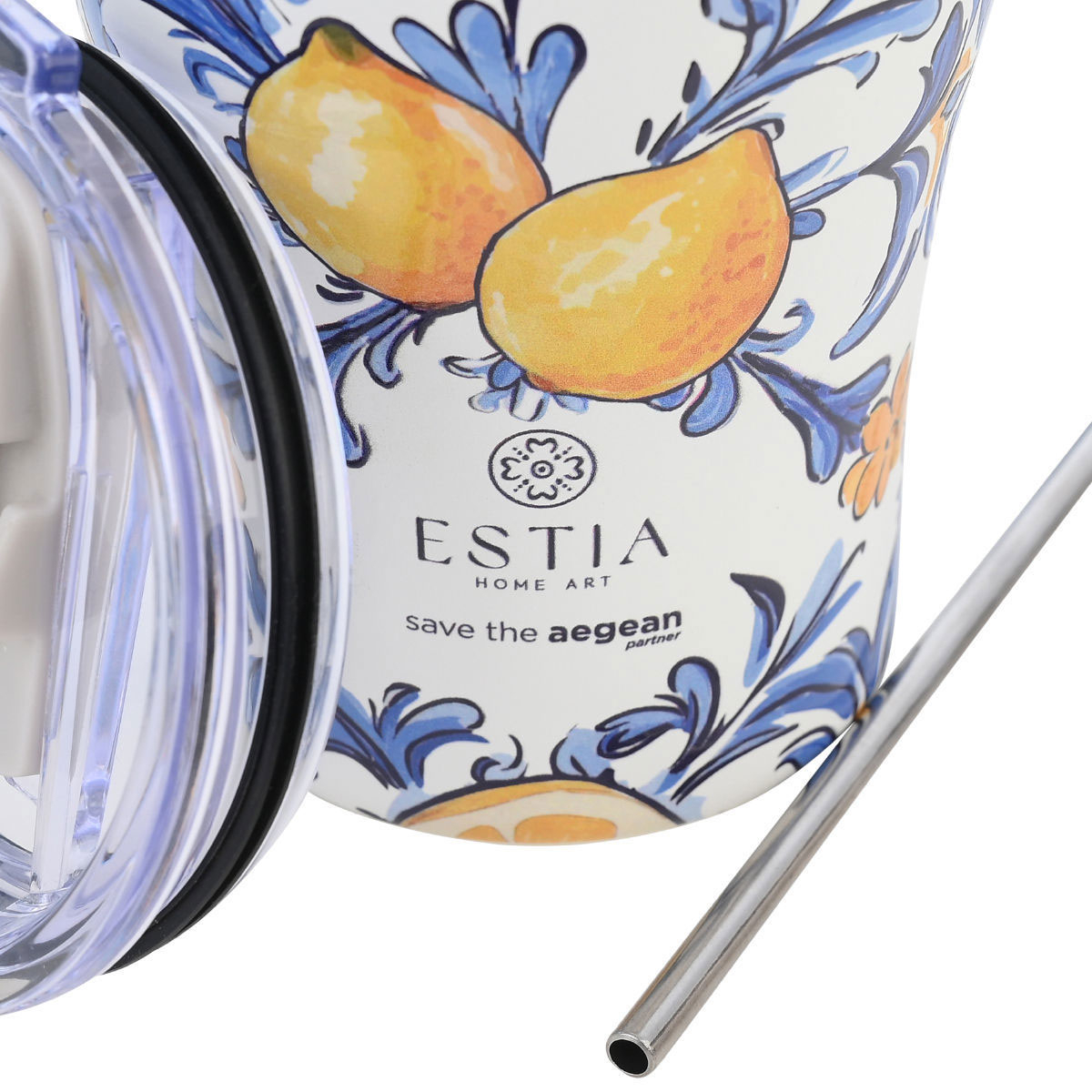 Ποτήρι Θερμός 350Ml Estia Save The Aegean Amalfi Coast 01-31756 Home Οργάνωση & Αποθήκευση Spitishop