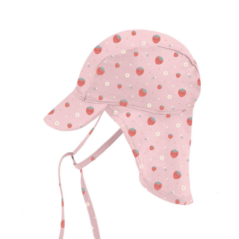 Παιδικό Καπέλο Με Αντιηλιακή Προστασία UPF50 Monneka Strawberries
