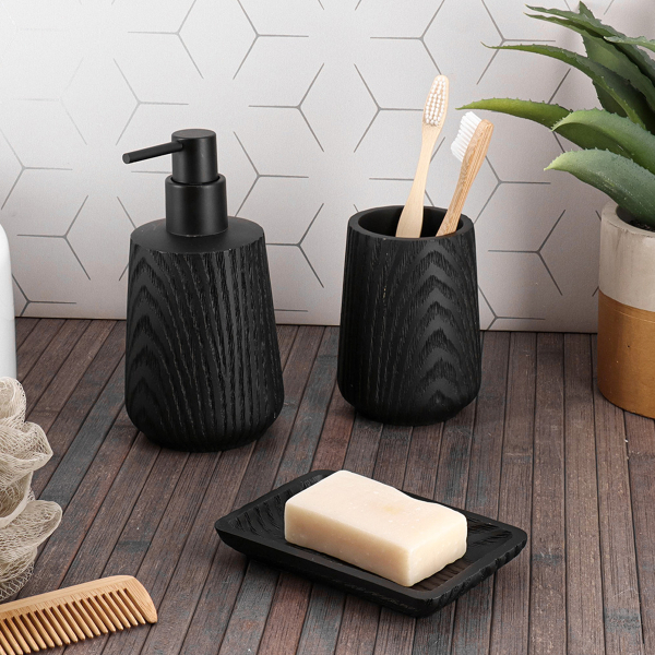 Ποτηροθήκη Μπάνιου (Φ8x11) T-D Wood Effect Black 61203103