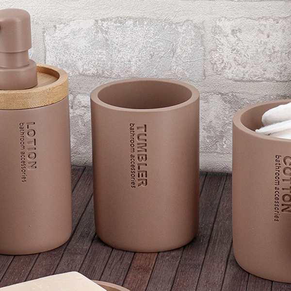 Ποτηροθήκη Μπάνιου (Φ7.5x10.7) T-D Cappuccino 61101166