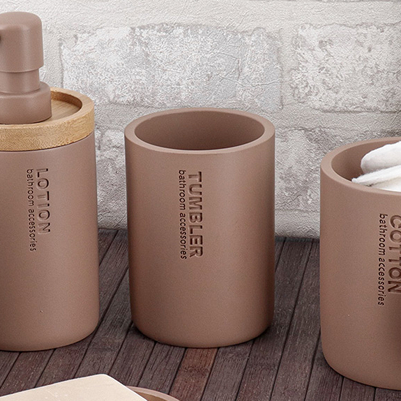 Ποτηροθήκη Μπάνιου (Φ7.5x10.7) T-D Cappuccino 61101166