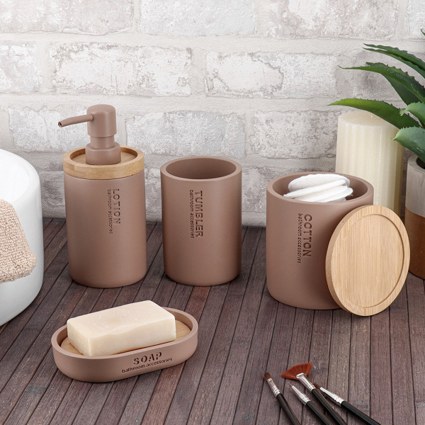 Ποτηροθήκη Μπάνιου (Φ7.5x10.7) T-D Cappuccino 61101166