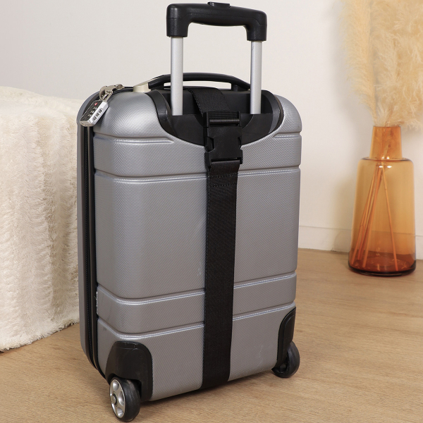 Ιμάντας Βαλίτσας 185εκ. T-D Heather Black 20450103