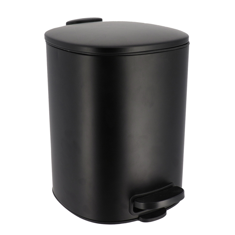 Κάδος Απορριμμάτων Μπάνιου (25.2x20x27) T-D 5lt Black 6535108