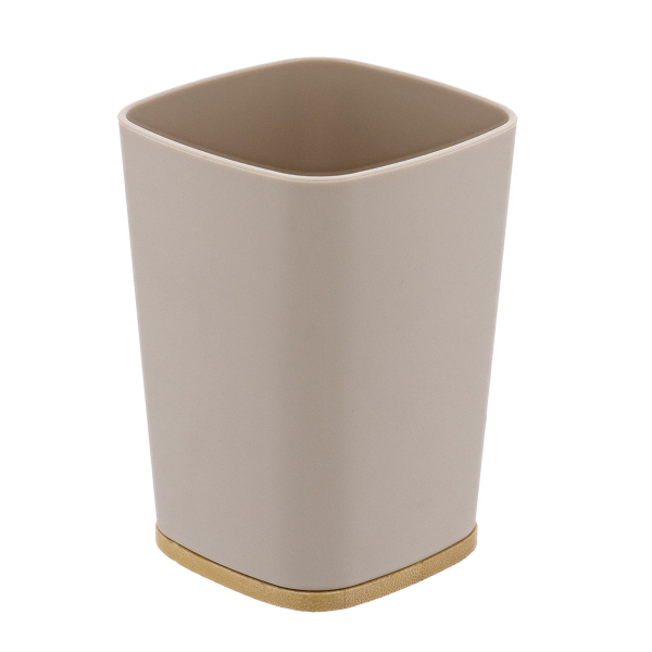 Ποτηροθήκη Μπάνιου (7.5x7.5x10.5) T-D Rubber Beige 61110161