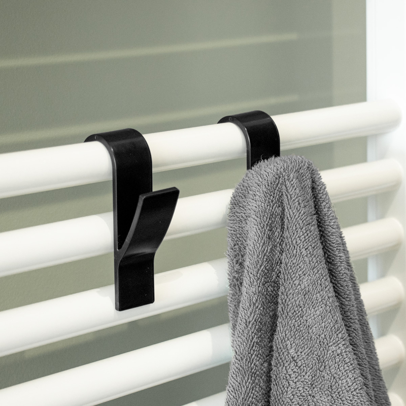 Κρεμαστράκια Πόρτας (Σετ 2τμχ) T-D Radiator Black 9068103