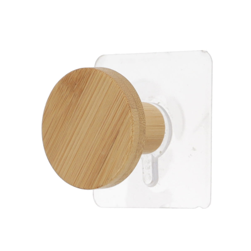 Κρεμαστράκι Αυτοκόλλητο (Φ4.5x4) T-D Rack Bamboo 91040195