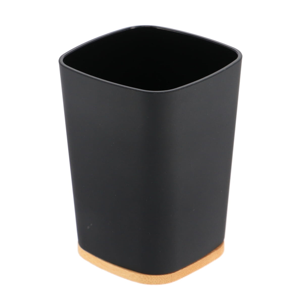 Ποτηροθήκη Μπάνιου (7.5x7.5x10.5) T-D Rubber Black 61110103