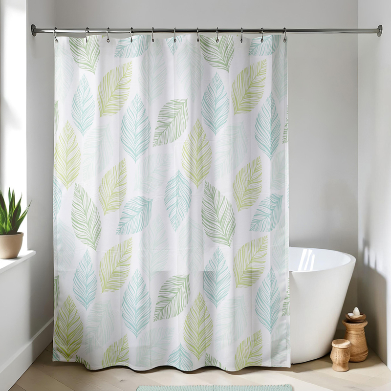 Κουρτίνα Μπάνιου Πλαστική (180x180) Με Κρίκους T-D Garden Party 1103638