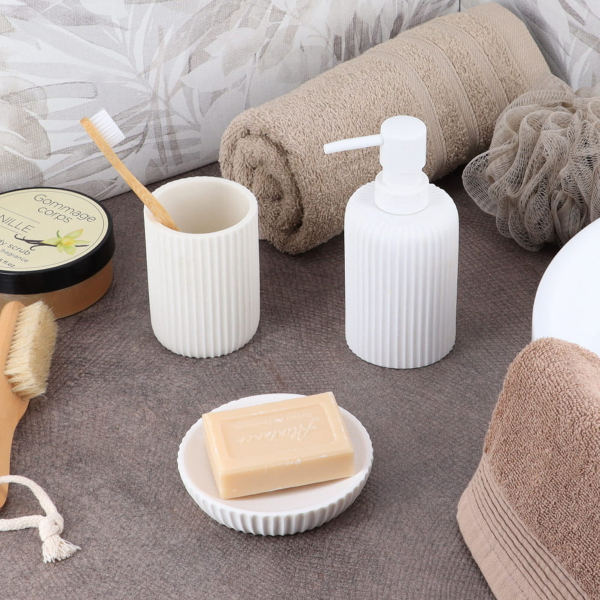 Ποτηροθήκη Μπάνιου (Φ7x9.5) T-D Stripes White 61103100