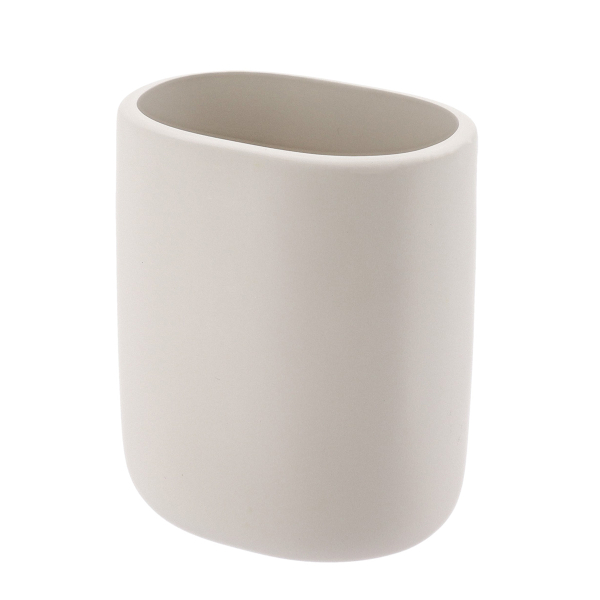 Ποτηροθήκη Μπάνιου (9x6.5x10.5) T-D Oval Beige 61202161