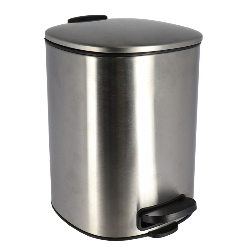 Κάδος Απορριμμάτων Μπάνιου (25.2x20x27) T-D 5lt Chrome 6535102