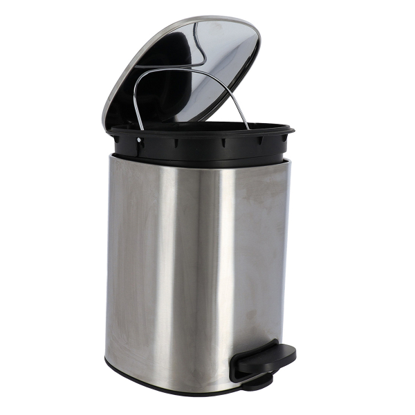 Κάδος Απορριμμάτων Μπάνιου (25.2x20x27) T-D 5lt Chrome 6535102