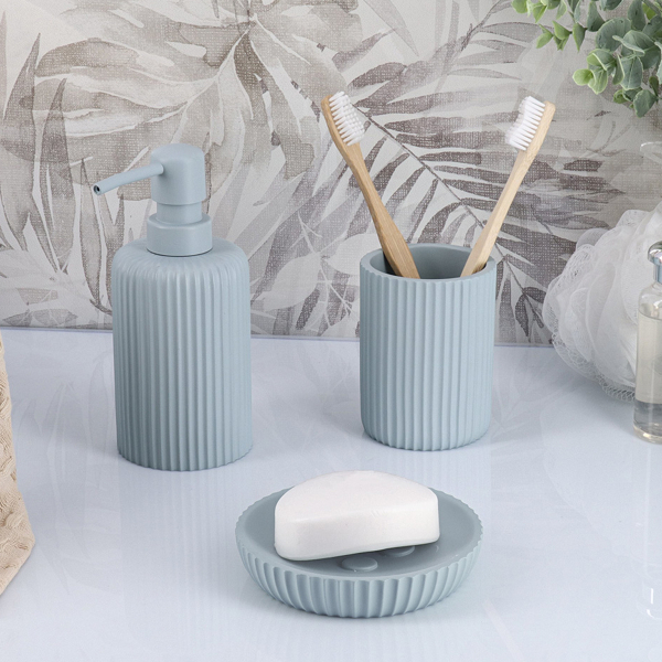 Ποτηροθήκη Μπάνιου (Φ7x9.5) T-D Stripes Blue 61103112