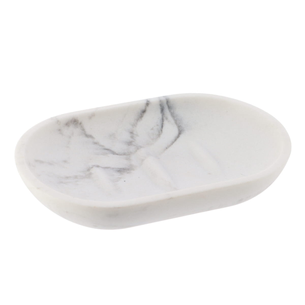 Σαπουνοθήκη (13.2x9.3x2.2) T-D Marble White 64122602