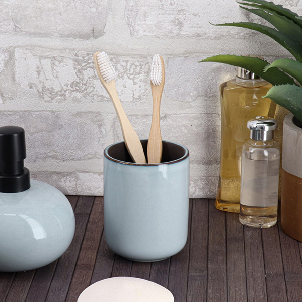 Ποτηροθήκη Μπάνιου (Φ7.5x10) T-D Lacquered Blue 61204112