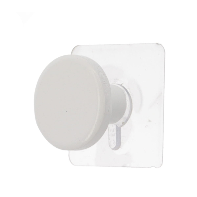 Κρεμαστράκι Αυτοκόλλητο (Φ4.5x4) T-D Rack White 91040100