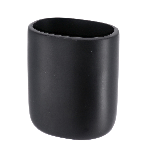 Ποτηροθήκη Μπάνιου (9x6.5x10.5) T-D Oval Black 61202103