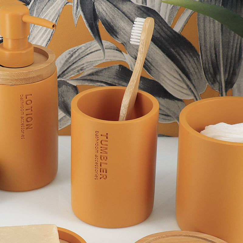 Ποτηροθήκη Μπάνιου (Φ7.5x10.7) T-D Mustard 61101199