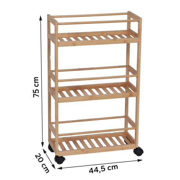 Τρόλεϊ/Ραφιέρα 3 Θέσεων (45.5x20x75) T-D 98219195
