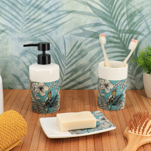 Ποτηροθήκη Μπάνιου (Φ7.4x11) T-D Jungle Fever Blue 6177779