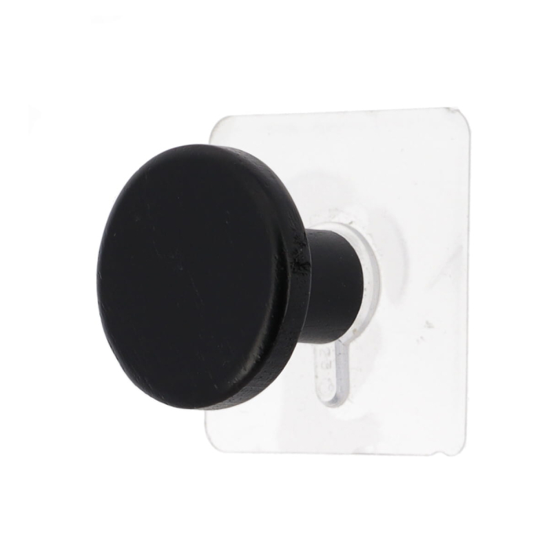 Κρεμαστράκι Αυτοκόλλητο (Φ4.5x4) T-D Rack Black 91040103