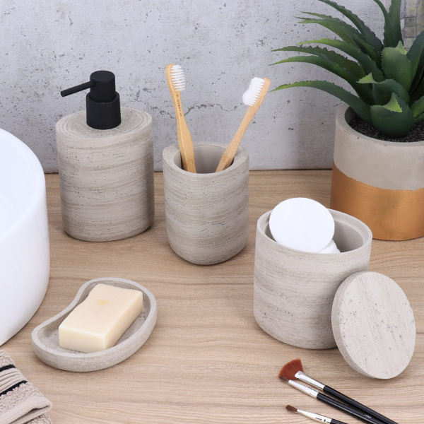 Ποτηροθήκη Μπάνιου (8x7.2x10.4) T-D Concrete Effect 61174180