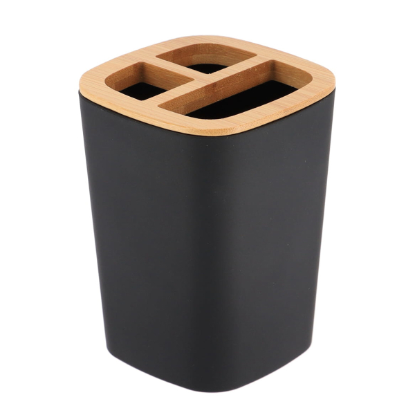 Ποτηροθήκη Μπάνιου (7.5x7.5x10.5) T-D Rubber Black 63110103