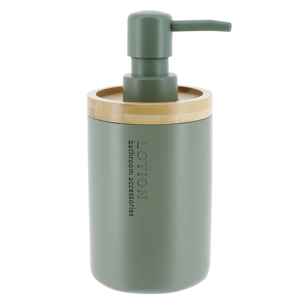 Dispenser Μπάνιου 280ml (Φ7.5x17) T-D Khaki/Bamboo 62101149