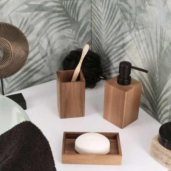 Dispenser Μπάνιου 150ml (6.5x6.5x16.5) T-D Acacia 62114167