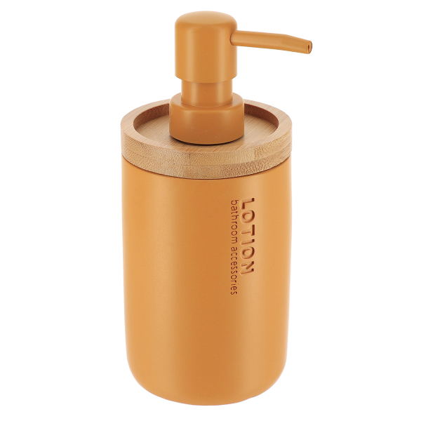 Dispenser Μπάνιου 280ml (Φ7.5x17) T-D Mustard/Bamboo 62101199
