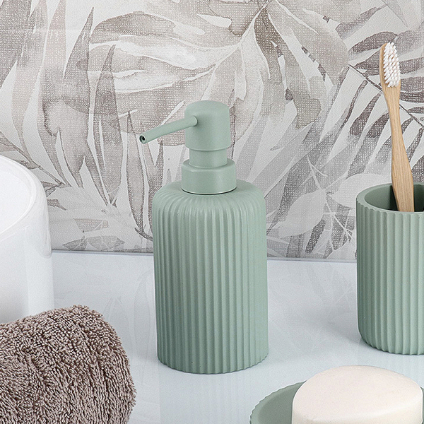 Dispenser Μπάνιου 230ml (Φ7x17) T-D Stripes Green 62103146