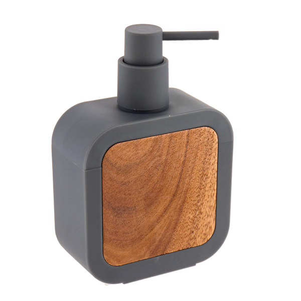 Dispenser Μπάνιου 350ml (11x4.9x16.7) T-D Square Grey 62206180