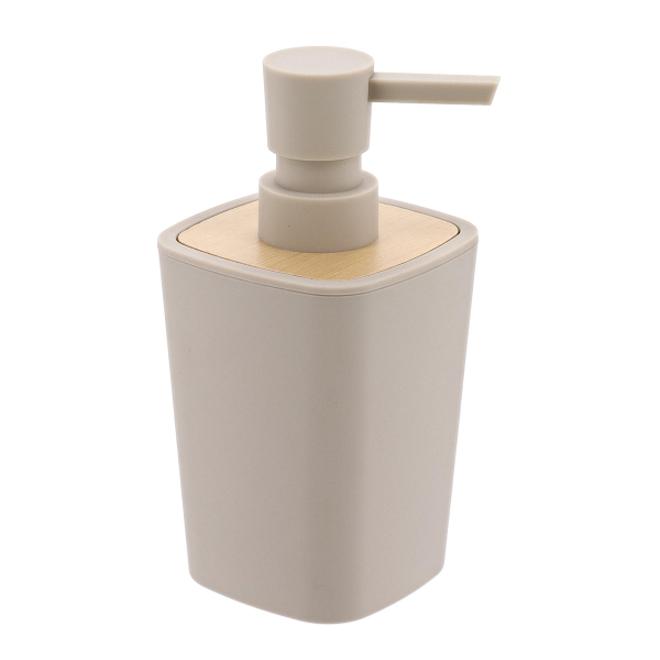 Dispenser Μπάνιου 380ml (7.5x7.5x15.5) T-D Rubber Beige 62110161