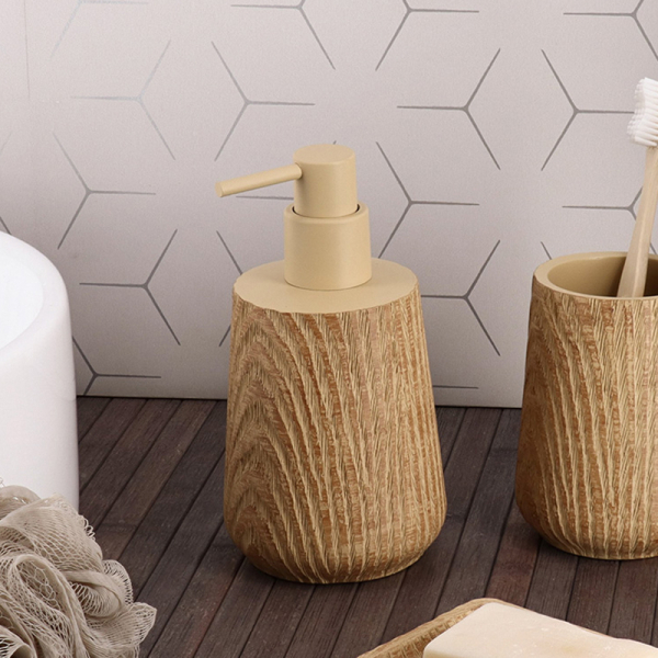 Dispenser Μπάνιου 350ml (9x7.5x18) T-D Wood Effect Natural 62203104