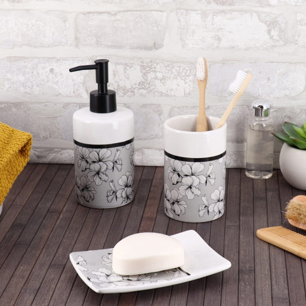 Dispenser Μπάνιου 320ml (Φ7.4x17.5) T-D Ecrin Grey 6277783