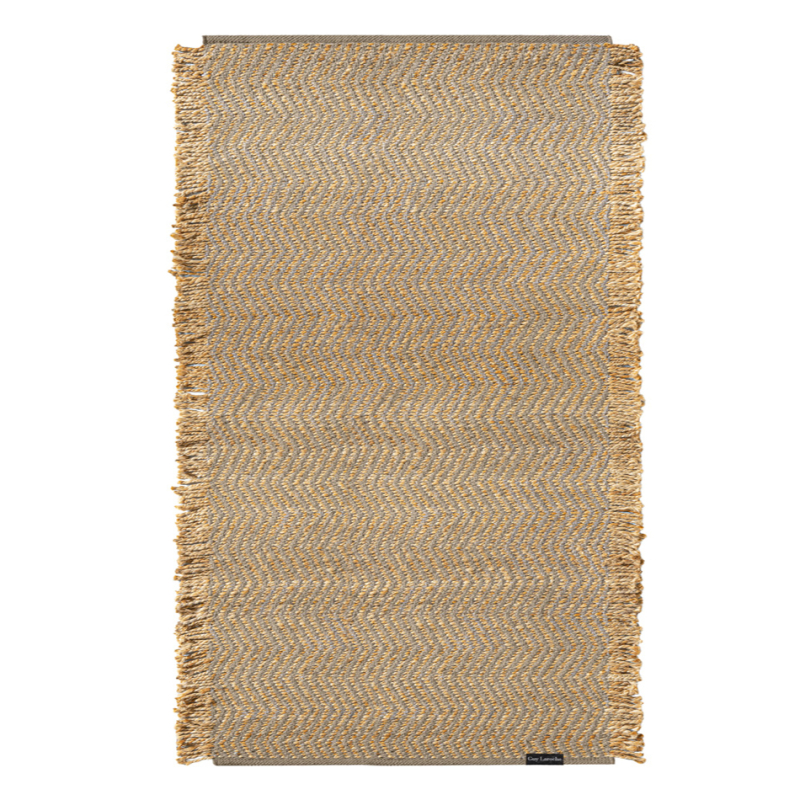 Χαλί Καλοκαιρινό (140x200) Guy Laroche Zigk Zagk Taupe