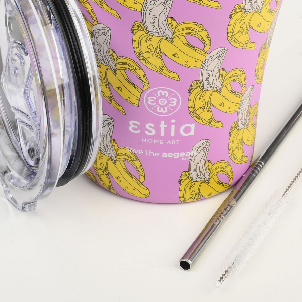 Ποτήρι Θερμός 350ml Estia Save The Aegean Banana Swirl 01-23072