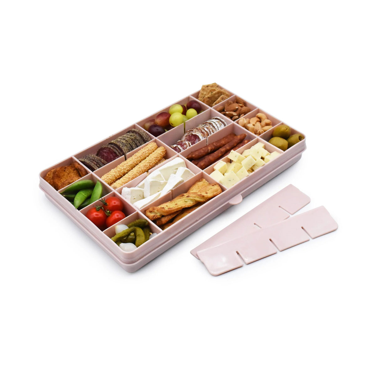 Φαγητοδοχείο με Χωρίσματα Melii Box XL Pink 19100 Home Παιδικά Είδη Φαγητού & Αξεσουάρ Σερβιρίσματος Spitishop
