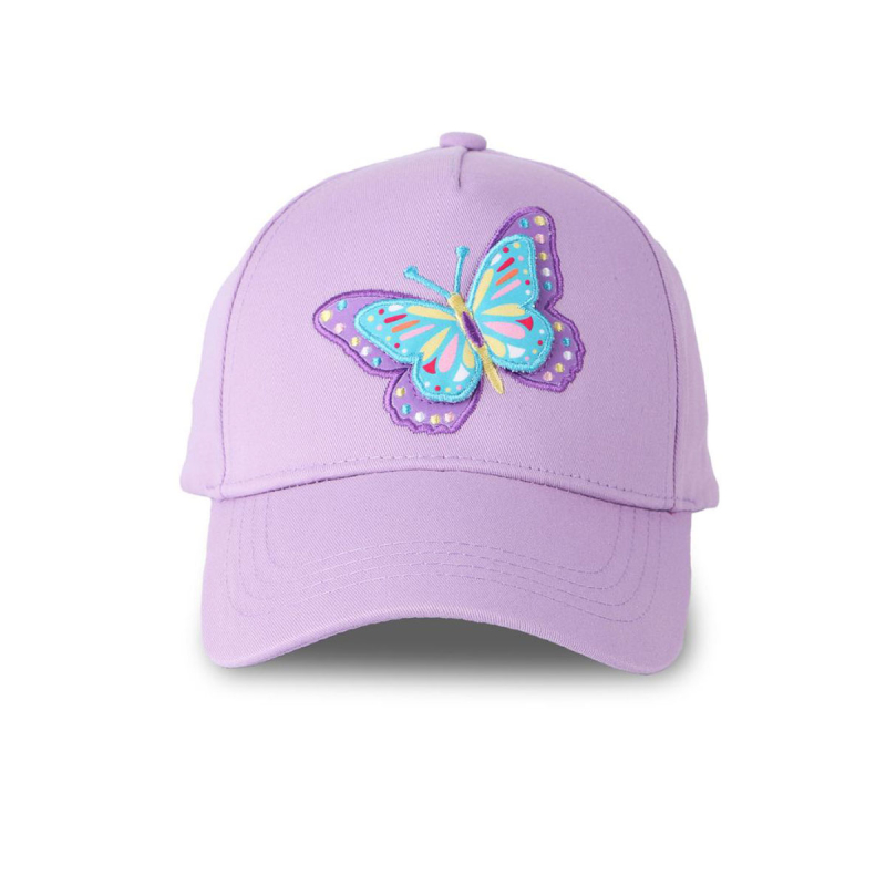 Παιδικό Καπέλο Jockey Με Αντιηλιακή Προστασία UPF50 FlapjackKids Butterfly