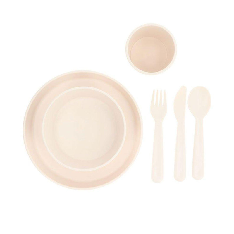 Παιδικό Σετ Φαγητού 7τμχ Tutete Ecru 61-74698