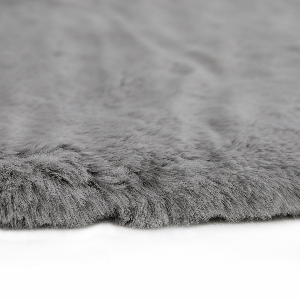 Χαλί Γούνινο (160x230) Polcarpet Rabbit Silver