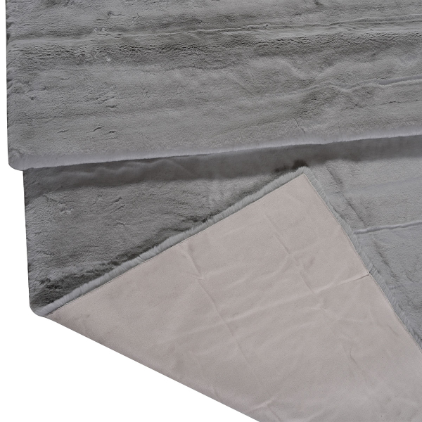 Χαλί Γούνινο (160x230) Polcarpet Rabbit Silver