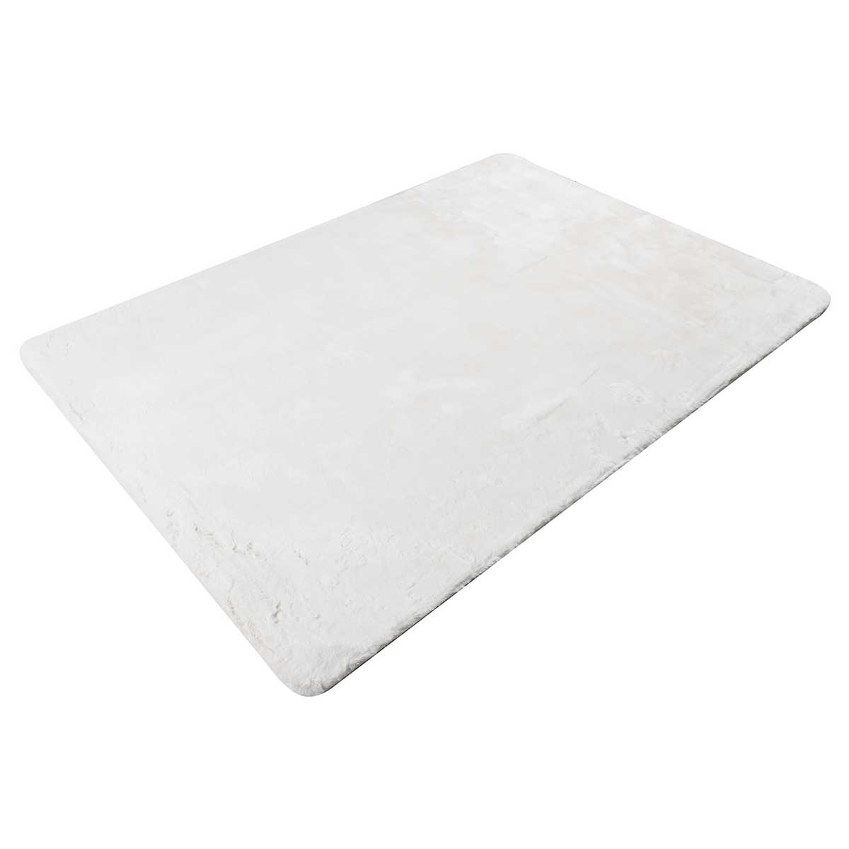 Χαλί Διαδρόμου Γούνινο (80X150) Polcarpet Rabbit Animal Shape White Home Χαλιά Διάδρομοι Spitishop